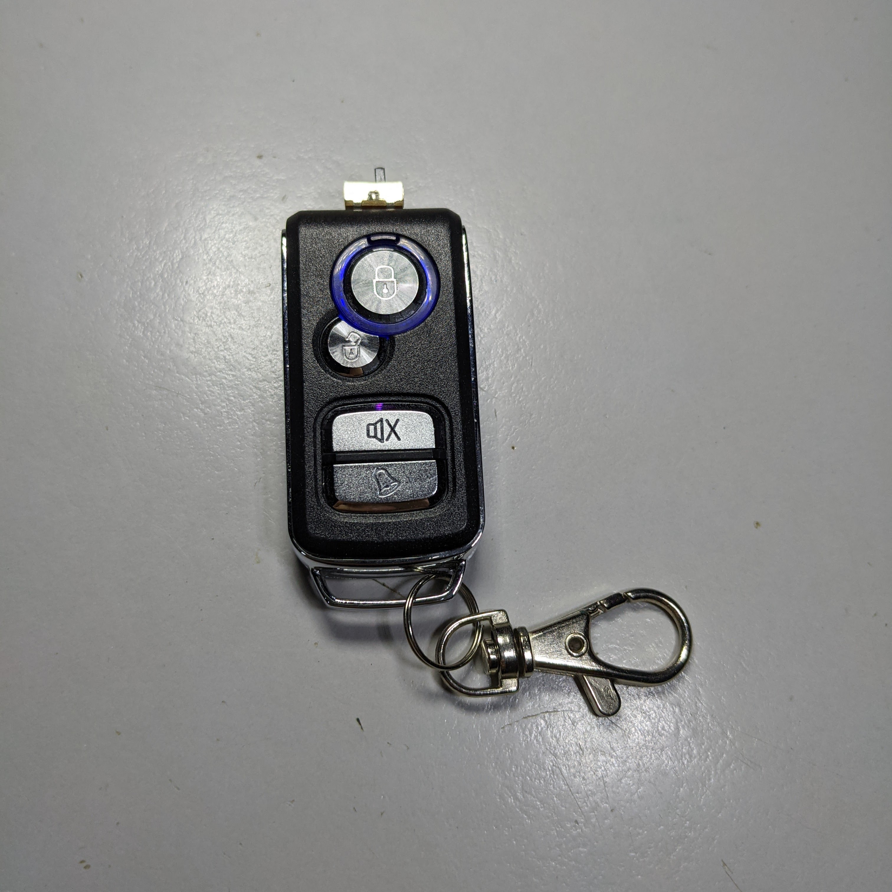 The front of the remote